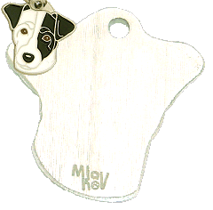 Placa grabada, placas identificativas para perros grabadas MjavHov.